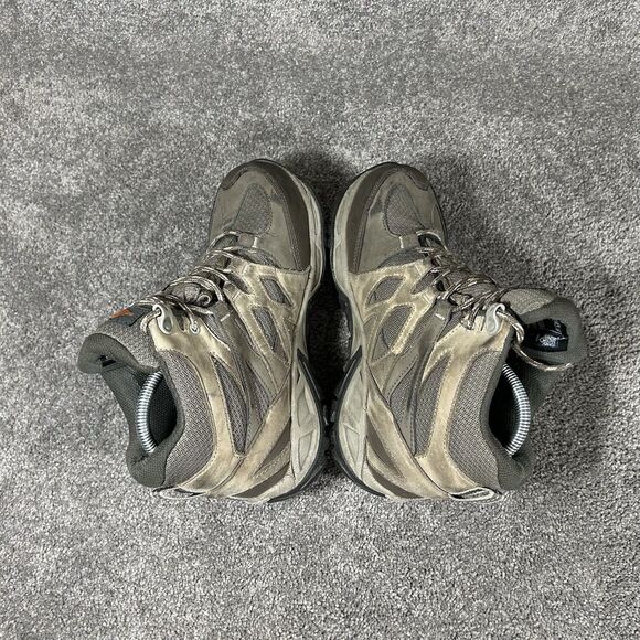 Merrell Siren Womens Sz 7 Brown Waterproof Hiking Mid Safety Toe Work Boots Used - Picture 9 of 14